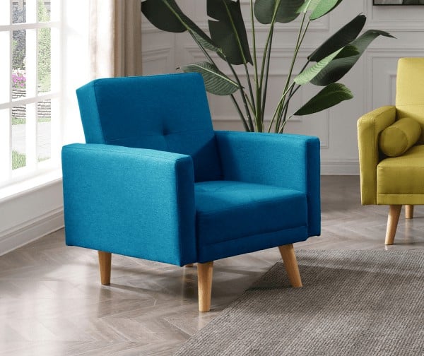 כורסא מעוצבת MILA-BLUE
